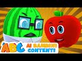 ABC Italian | Cinque Frutti Divertenti | Imparare i Numeri per i Bambini | Filastracche Italiano