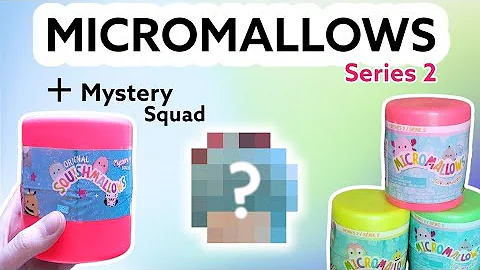 Mystery SQUISHMALLOWS Unboxing📦 MicroMallows series 2 + Mystery Squad