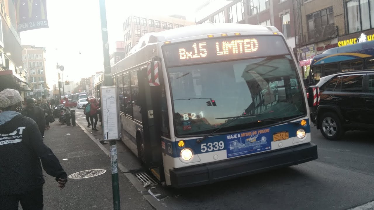 MTA NYCT: 2012 Novabus LFSA #5339 on the Bx15 LTD | 2019 Novabus LFSA ...