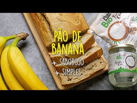 O Pão de Banana Mais Simples do Mundo | Versão sem Gluten