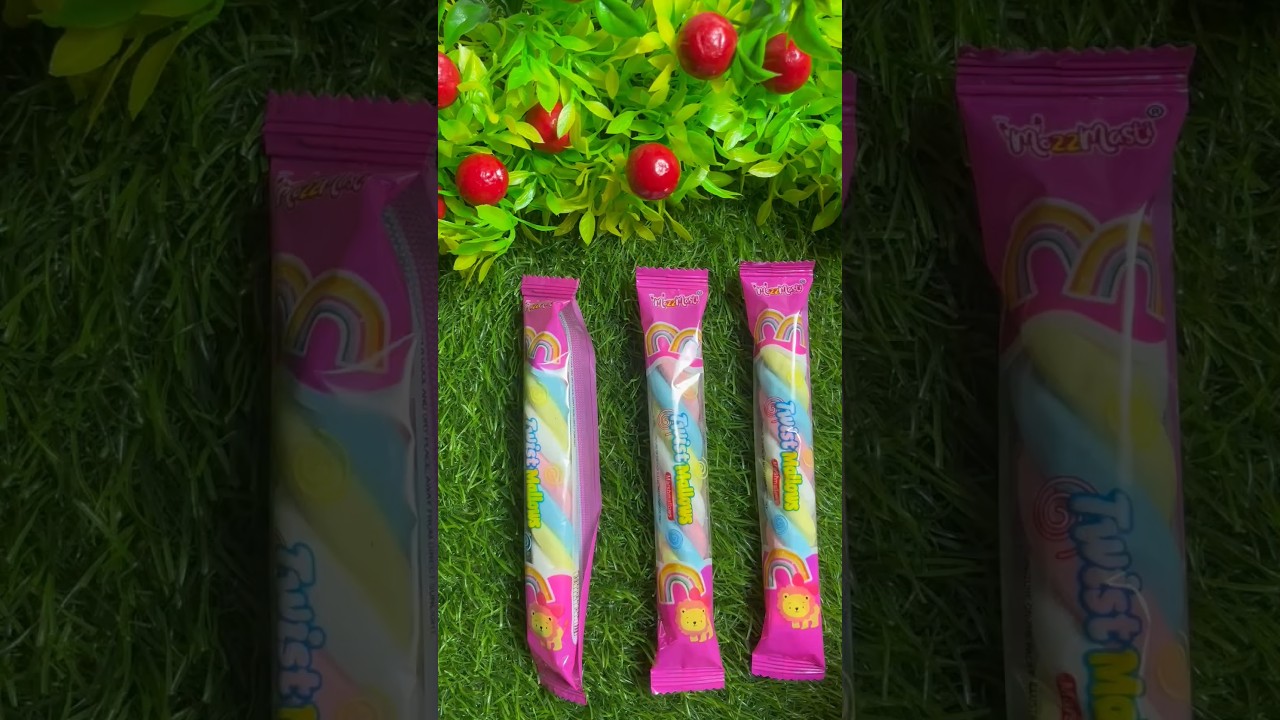 ASMR Marshmallow Candy Unboxing 🌈 | Super Soft & Satisfying Eating Sounds