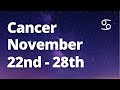 CANCER - THIS One ACTION Will Result in BIG SUCCESS! BINGO! November 22nd - 28th Tarot Reading