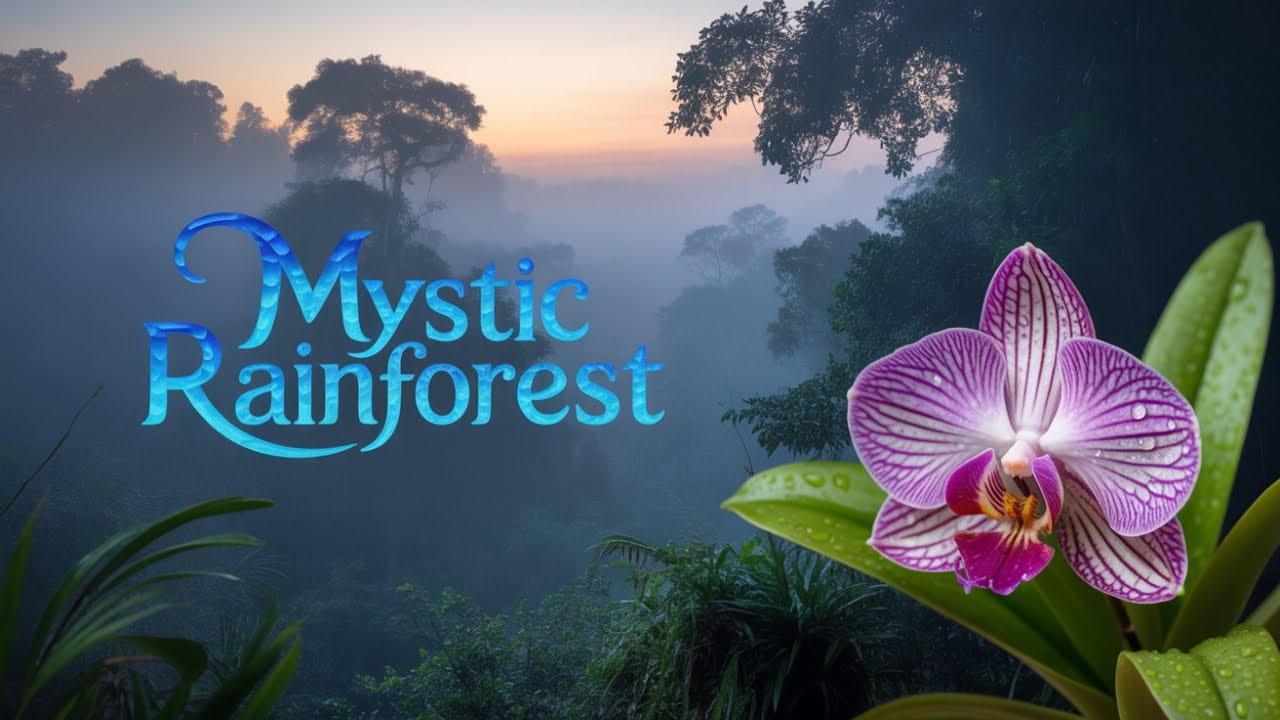 Mystic Rainforest Horizons – Peaceful Indian Nature Scenery & Relaxing Rain Sounds 🌿🌧️✨
