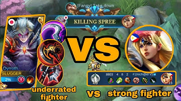 DYRROTH GAMEPLAY~HOW TO COUNTER FREYA IN SIDE LANE??+BUILD~((WATCH THIS))~RTC ML GAMEPLAY