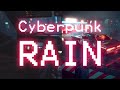 Rain and Thunder | On Car  | Sci- fi Cyberpunk theme | 4 hrs | Observer