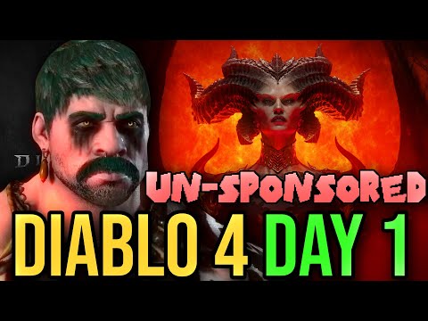 DIABLO 4 DAY 1: Unsponsored and unbiased playthrough of Diablo 4