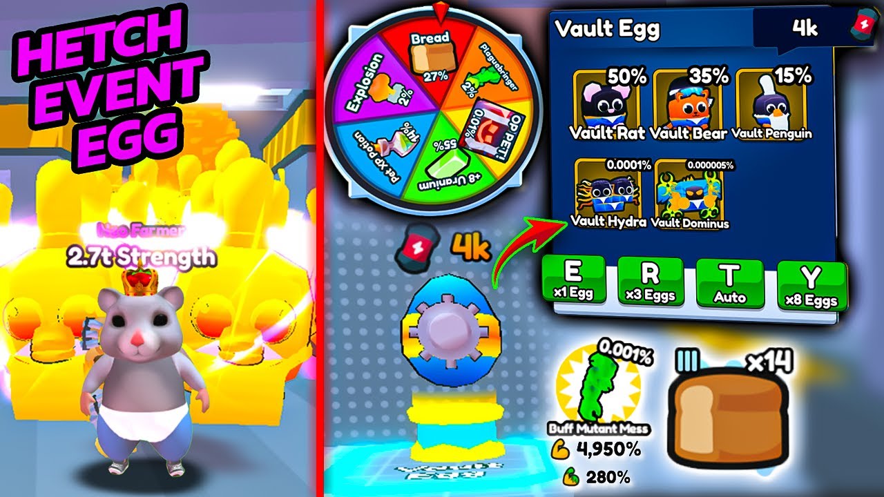 APOCALYPSE EVENT #2 I Spend Million Of Nuclear Cells On Vault Egg Arm ...