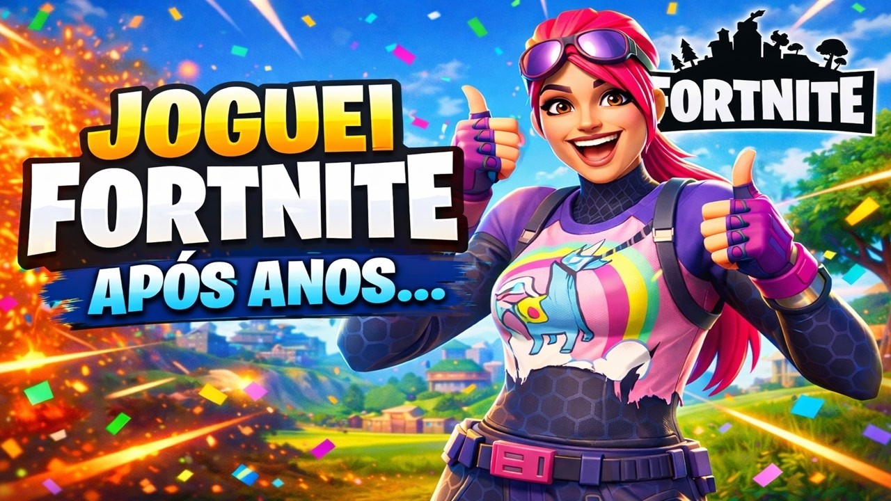 PRIMEIRA PARTIDA DEPOIS DE ANOS NO FORTNITE...| Fortnite no PS4