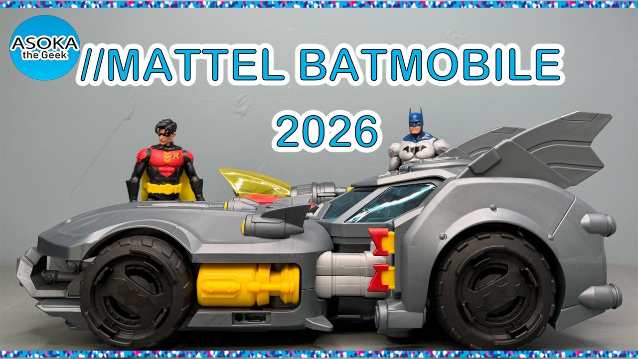 Mattel DC Core Line Review: Batmobile & Robin Cyckle | Asoka The