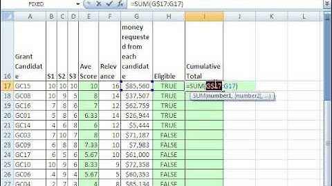 Excel Magic Trick 455: Advanced Filter Macro: Extract Grant Records Under A Cumulative Total