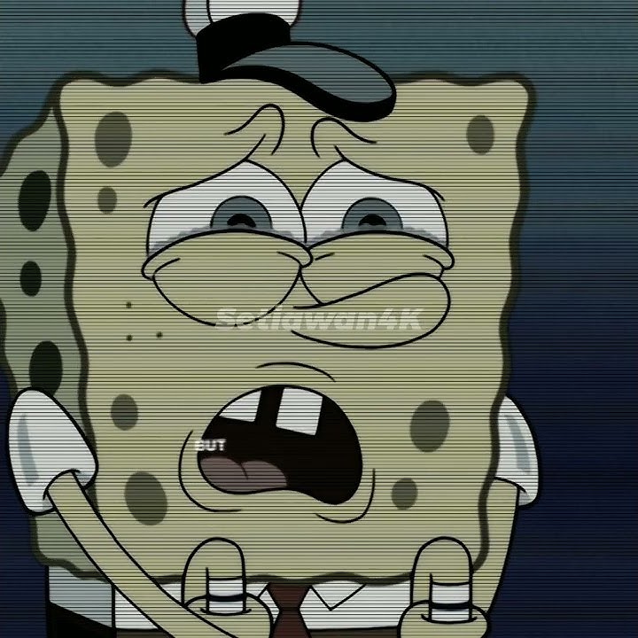 SpongeBob sad from his toxic Friends