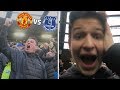 AWAY SCENES AT OLD TRAFFORD & Moise Kean SUBBED OFF - Man United vs Everton Vlog