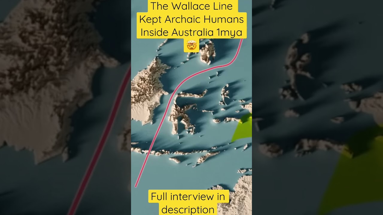 The Wallace Line Confined Archaic Humans to Australia 1mya #science #news #history #geography