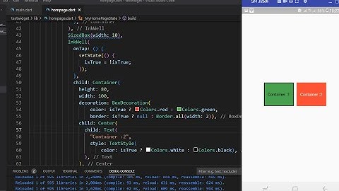 GestureDetector  or Inkwell Widget | Flutter