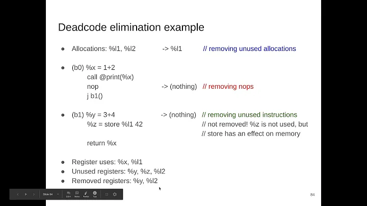 [KAIST CS420, 2020 Spring] Deadcode Elimination