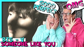 BTS V - TAEHYUNG - SOMEONE LIKE YOU (Adele Cover) // FIRST TIME REACTION Resimi