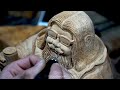 Buddha Thor Wood Carving Timelapse - Avengers Endgame