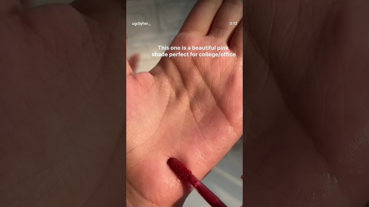 Mars lip tint 😍👌 lip care look very pretty 💞😍