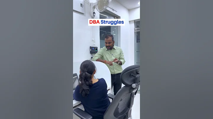 Real life DBA struggles 😢🤦‍♂️