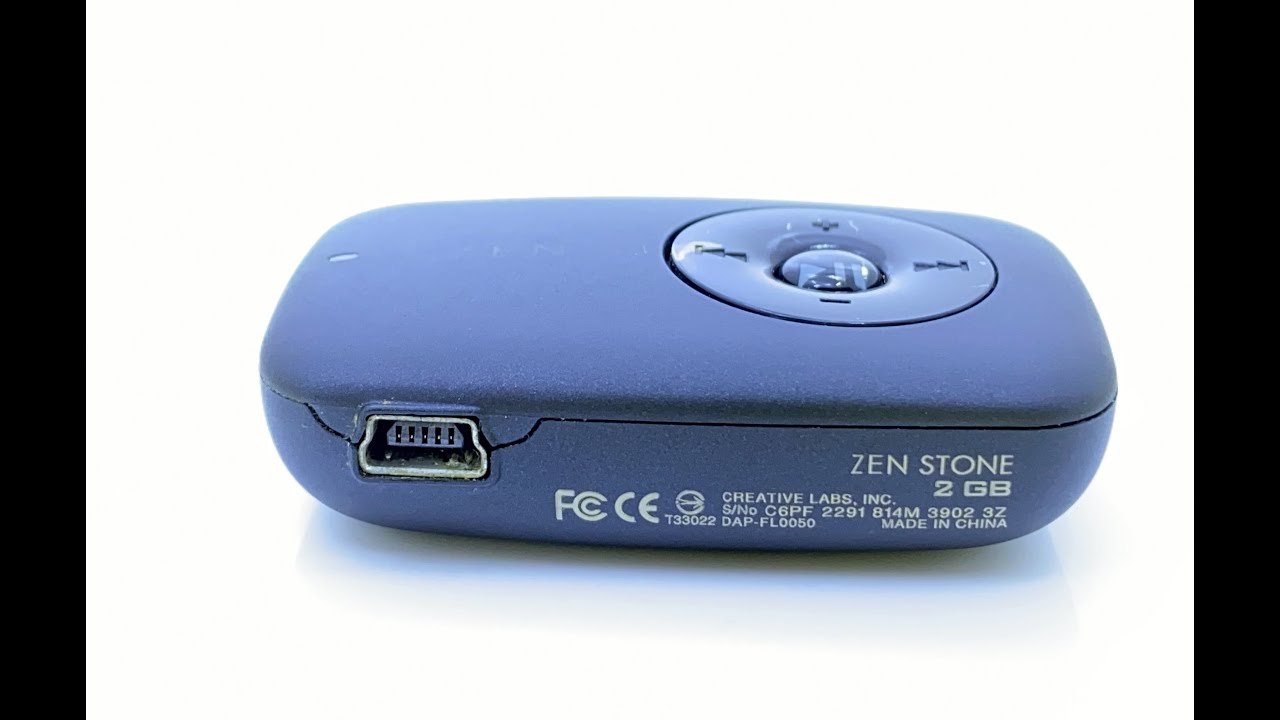 Creative Zen Stone 2GB Mp3 Player Builtin Speaker YouTube