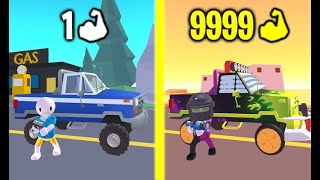 Rage Road! MAX LEVEL SKINS, CAR, WEAPON EVOLUTION! Max Level Speed & Power! (9999+ Level Shooter!) screenshot 5