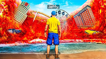 Can Jeffy Survive A LAVA TSUNAMI In GTA 5!