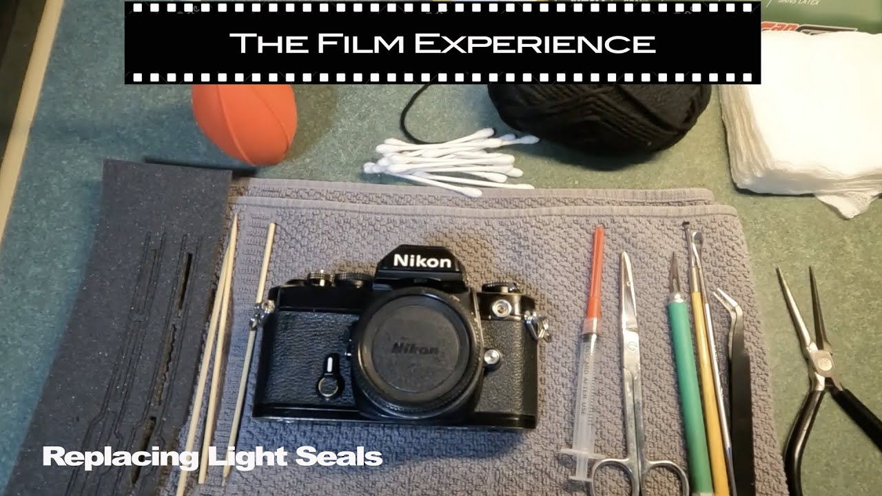 Replacing Light Seals on a Film Camera - YouTube