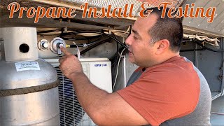 RV Propane Install and Testing