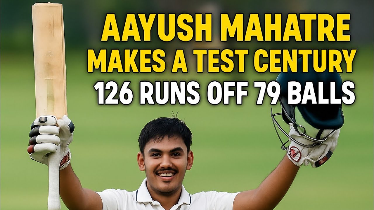 Ayush Mahatre 126 Runs Off 79 Ball || Ayush Mahatre Century In England |
