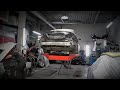 Mercedes-Benz S Class rear end repair on Celette frame machine by Legorage
