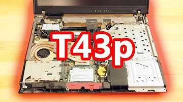 IBM Thinkpad T43p - restoring the last IBM laptop