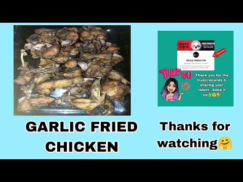 GARLIC FRIED CHICKEN #shorts #foodlover #garlicchicken #yummyfood