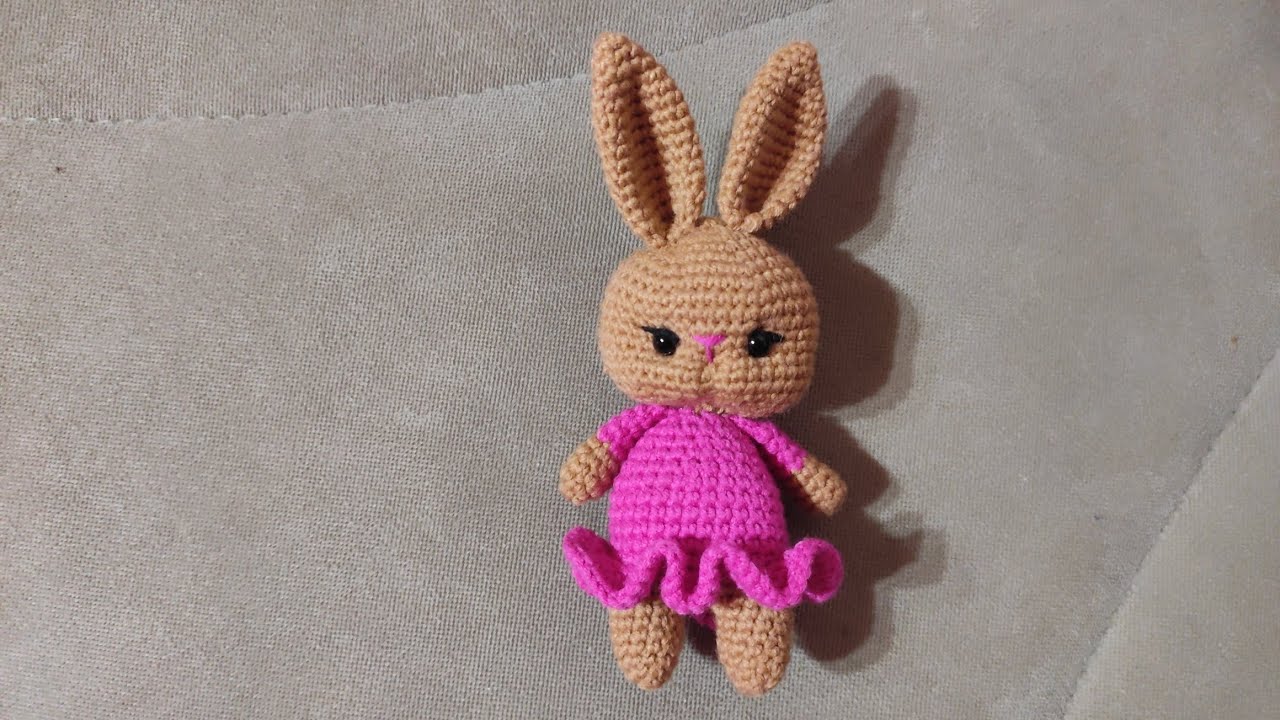 Çok Kolay Amigurumi Tavşancık Tarifi 🐰 🐇 rabbit, crochet stuffed tutorial video free pattern animals
