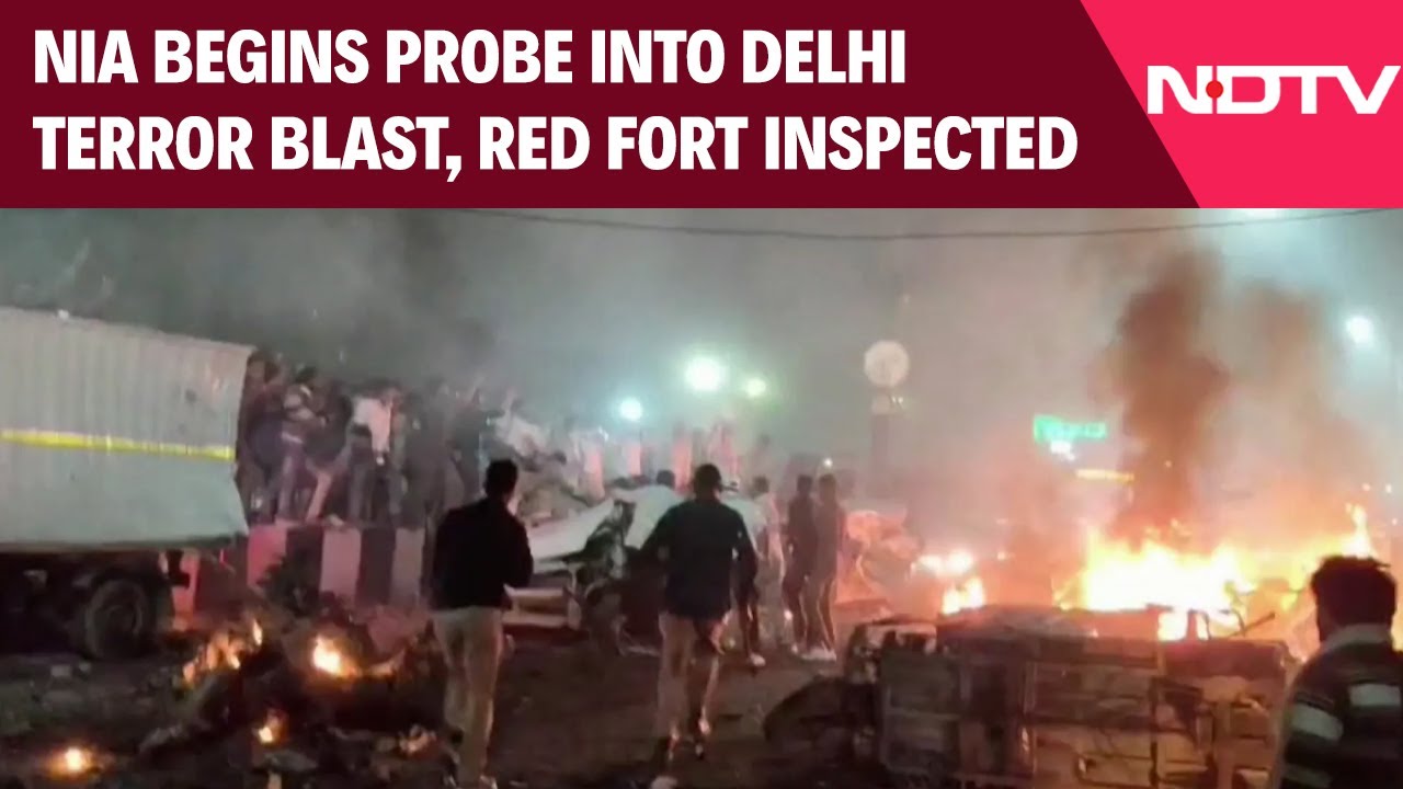 Delhi Blast Probe | NIA Begins Probe Into Delhi Terror Blast, Team Inspects Red Fort Site