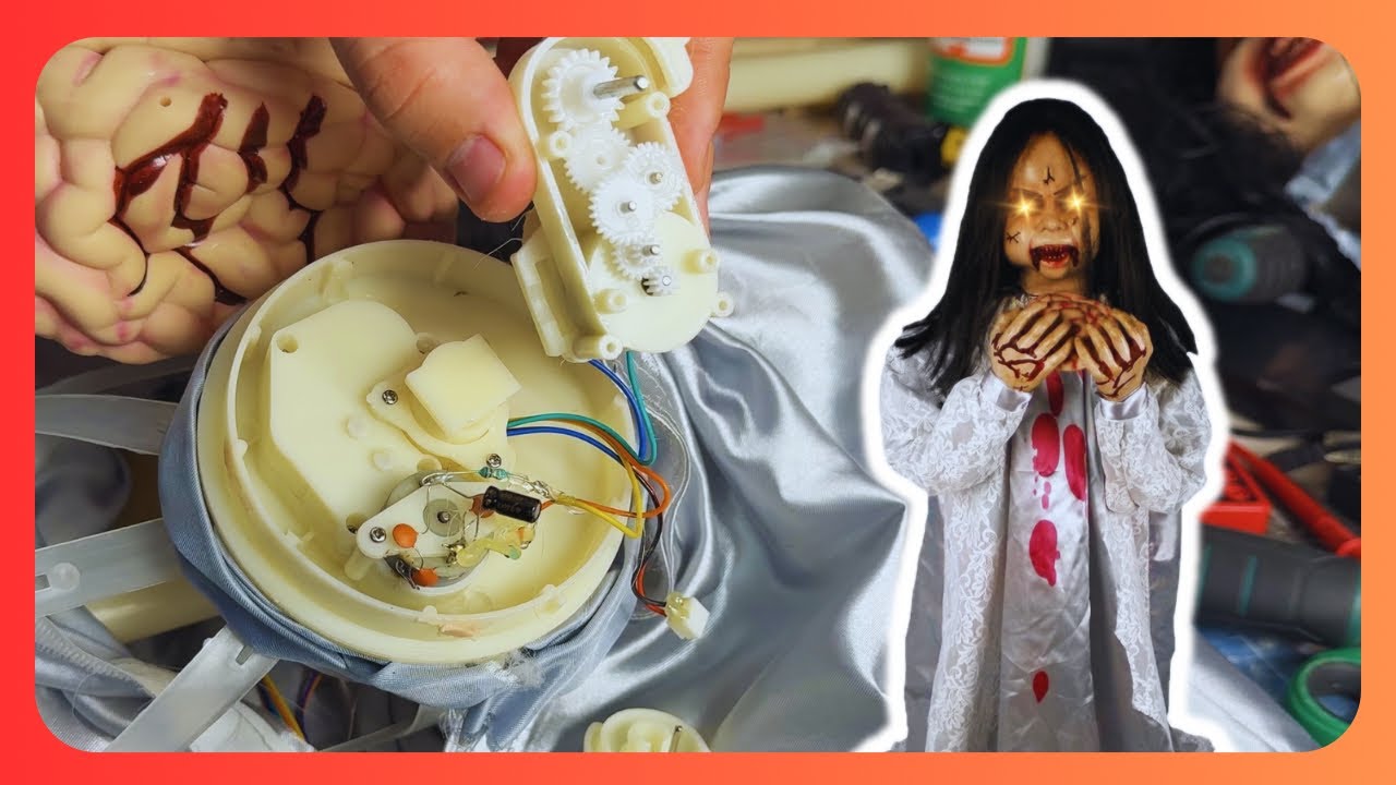 Trying to Fix a Rosemary Animatronic | Spirit Halloween