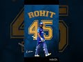 May be last match for rohit sharma in ipl ceatsg  rijesh shorts