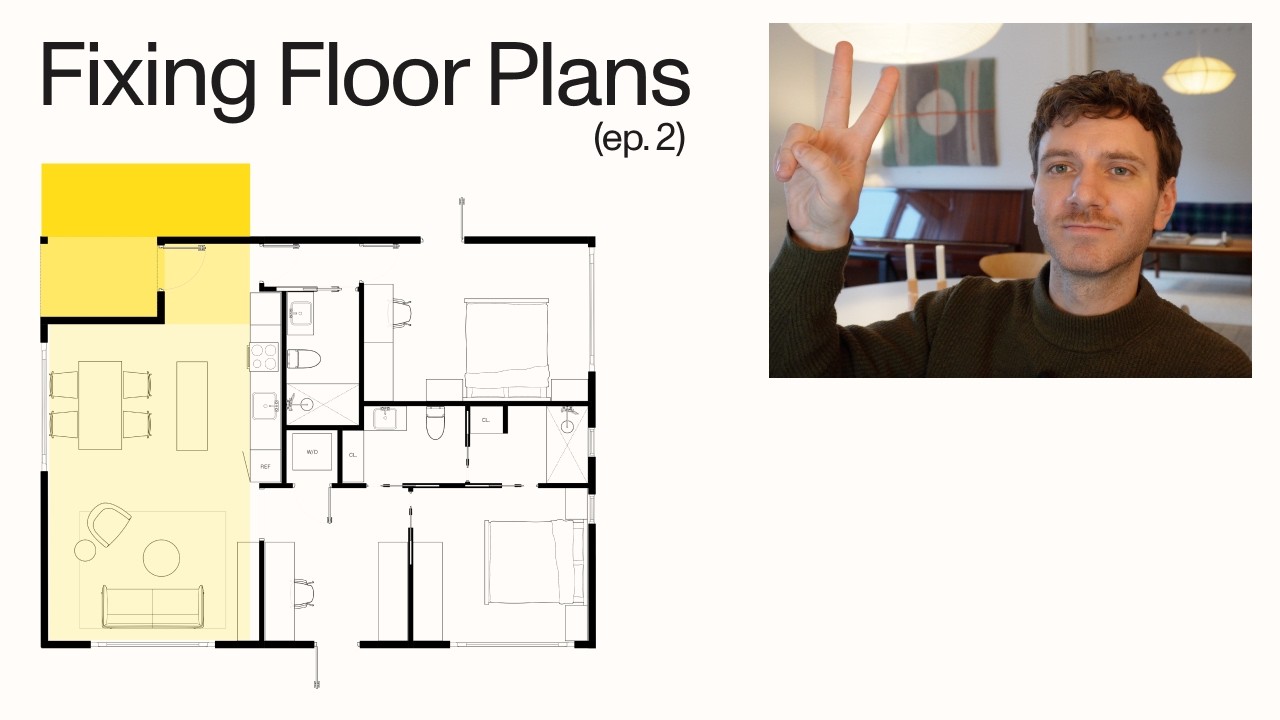 interior designer fixes architects floor plans (ep. 2)
