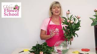 How to get peonies to open fast