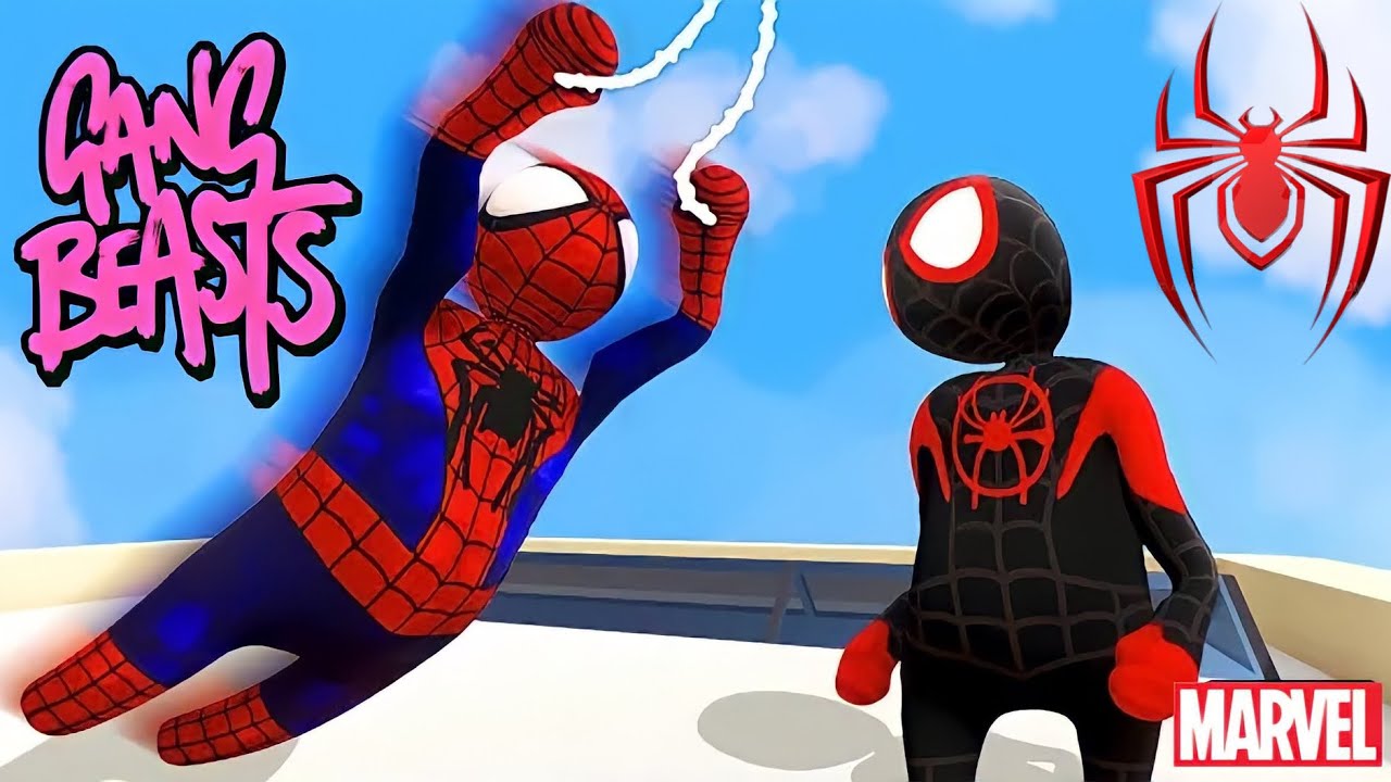 HOW to make Miles Morales and SPIDER-MAN in GANGBEAST