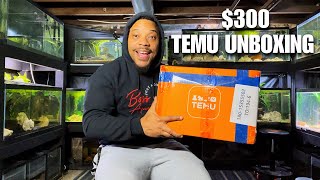 Temu sent me a $300 box for my Fish Room!