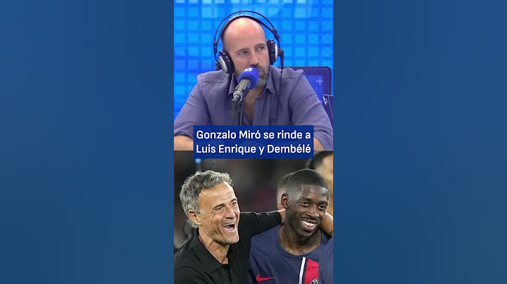 Gonzalo Miró se rinde a Luis Enrique: "Absolutamente nadie" | El Partidazo de COPE