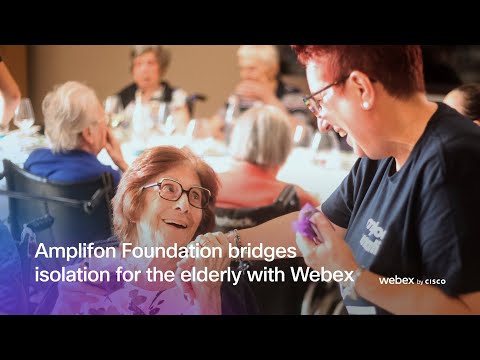 Amplifon Foundation bridges isolation for the elderly with Webex