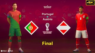 FIFA 23 | PORTUGAL vs. AUSTRIA | RONALDO vs. ALABA | FIFA WORLD CUP FINAL | [4K]