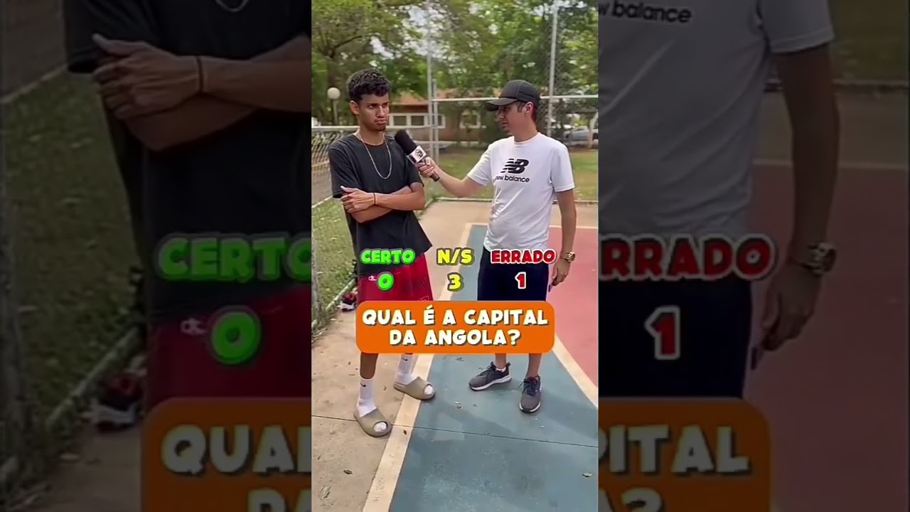 BRASILEIROS DIZEM QUE A CAPITAL DE ANGOLA É MOÇAMBIQUE 🤣😅