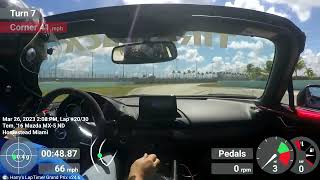 Homestead track day fastest lap 1:53