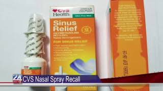 Cvs Nasal Spray Recall