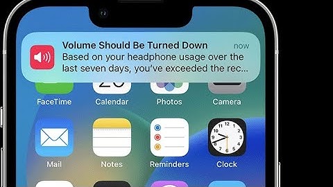 How to Turn Off Volume Should be Turned Down Notification on iPhone?