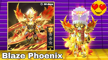New MVP Set "BLAZE PHOENIX" | Blockman Go Skyblock 