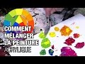 🎨 Comment faire des mélanges en peinture acrylique / Cours de peinture