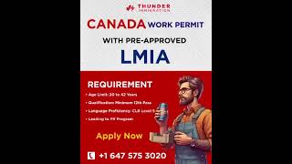 Get Your Canada Work Permit with Pre-Approved LMIA!